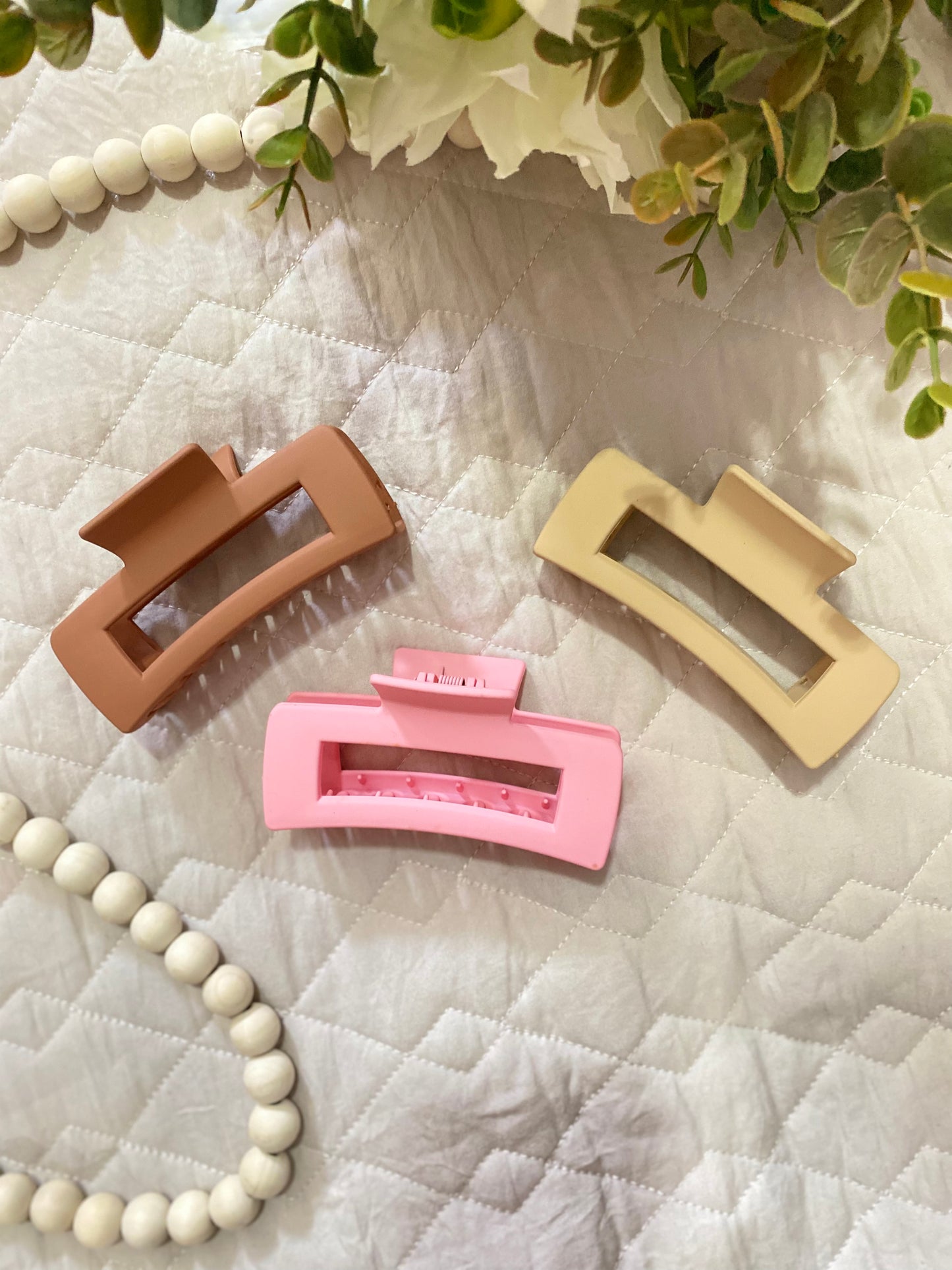 BLUSH CLIPS | SET OF 3 | HAIR CLIPS